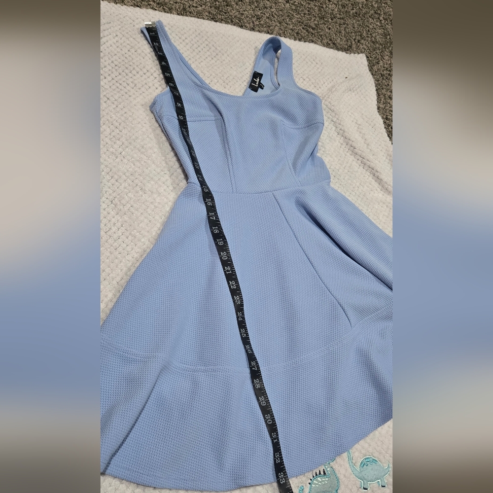 Lulu's Periwinkle Mini Dress - Picture 6 of 8